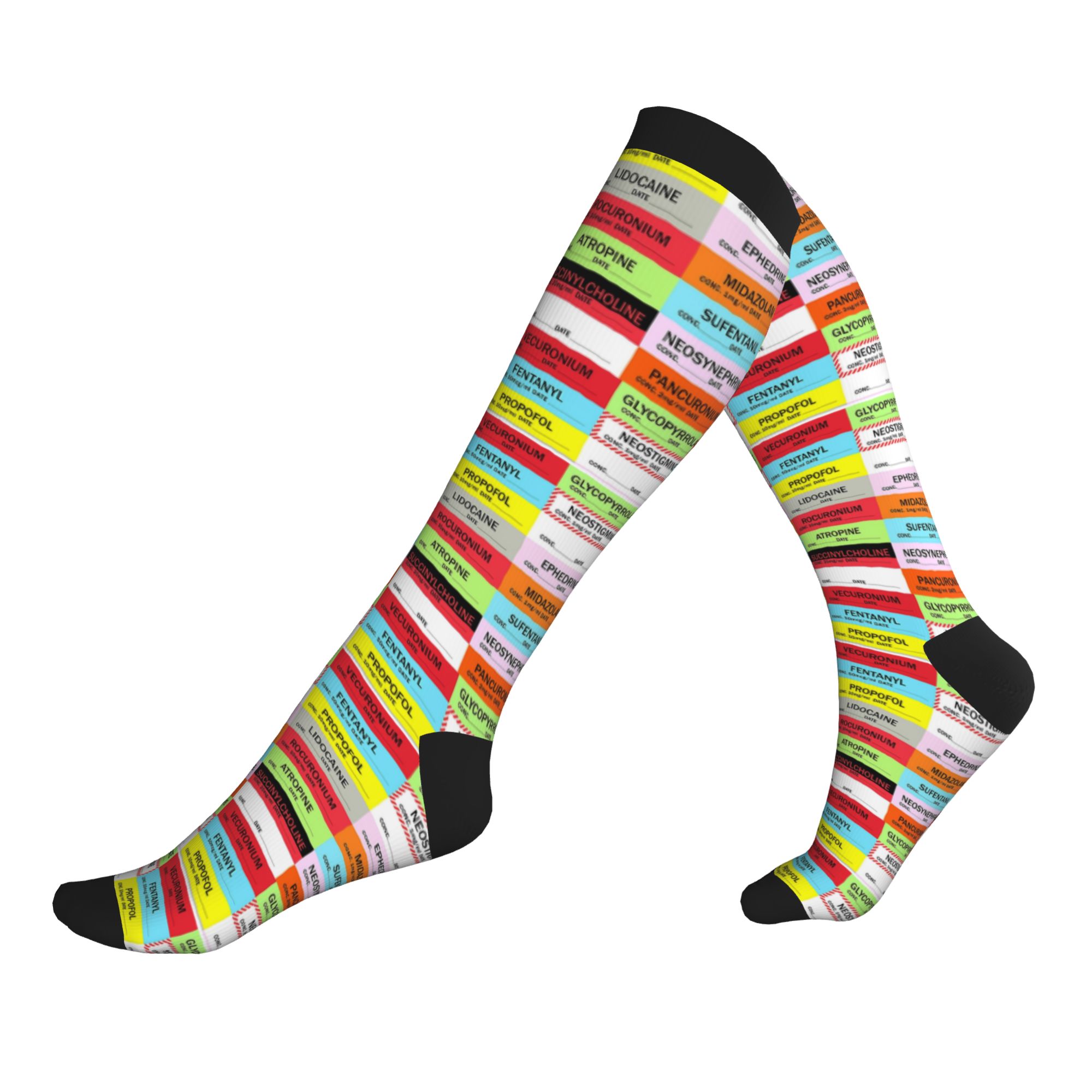 Compression Sock Medical - Новые компрессионные носки с принтом для