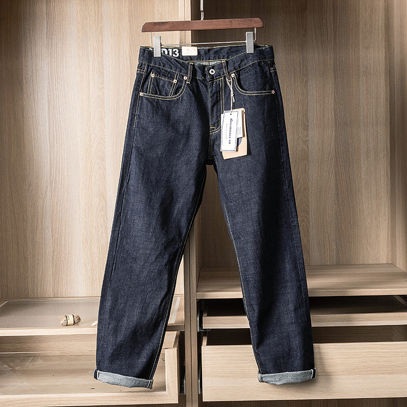 Levis Jeans 501 - Мужские джинсы из японского необработанного синего