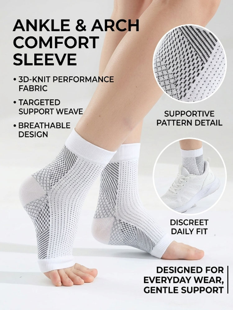 Compression Sleeve Calf - Белые компрессионные рукава для голени из