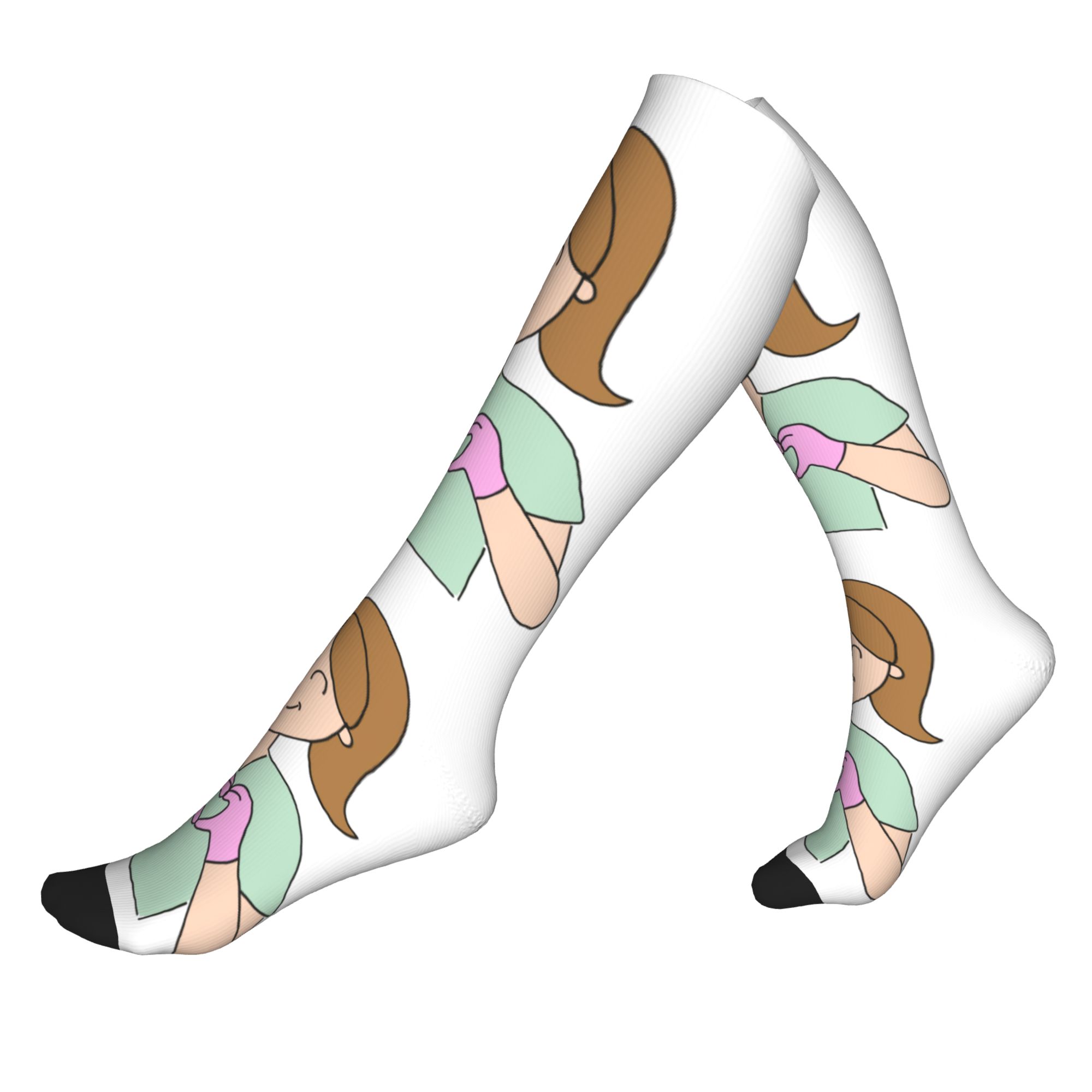 Compression Sock Medical - Носки Harajuku Doctor Nurse Medical Medicine