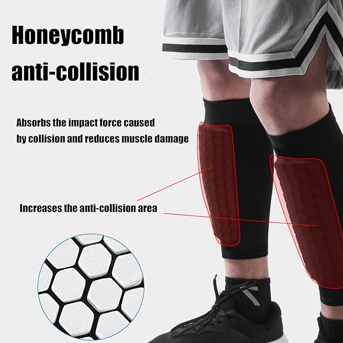 Футбольные щитки для голени Ру – обзор и цена Compression Sleeve Calf