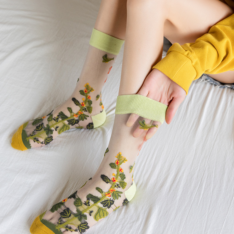 1/4 пары женских шелковых носк – обзор и цена Silk Sock Bamboo