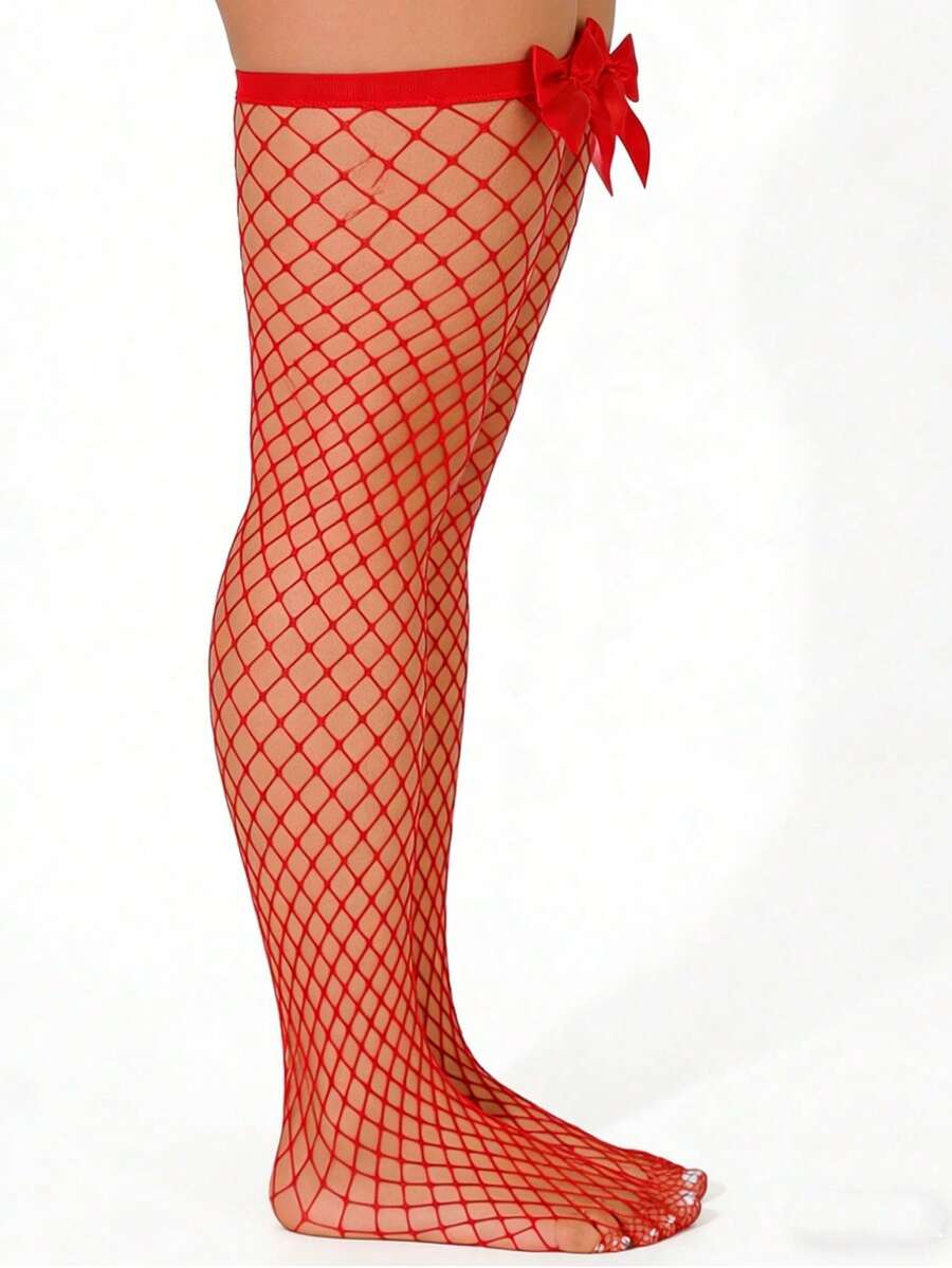 Эластичные ажурные чулки-сетка – обзор и цена Knee High Sock Women